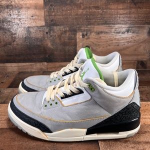Air Jordan 3 Retro 'Chlorophyll' Size 9.5 Mens